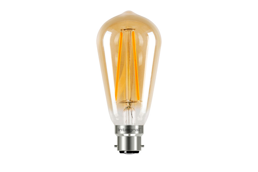 SUNSET ST64 BULB B22 170LM 2.5W 1800K NON-DIMM 300 BEAM AMBER INTEGRAL