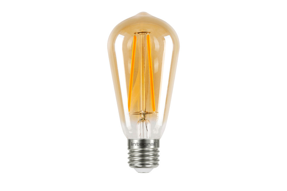 SUNSET ST64 BULB E27 170LM 2.5W 1800K NON-DIMM 300 BEAM AMBER INTEGRAL