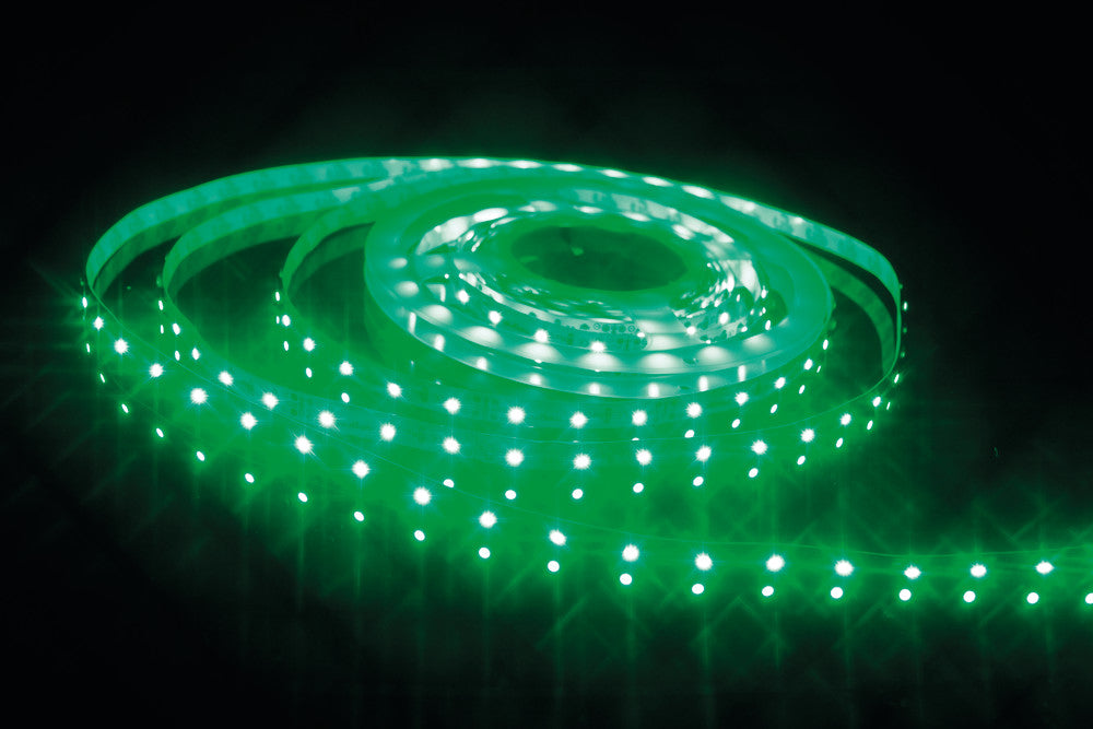 STRIP IP33 5M GREEN 12V 6W/M 60LEDS/M 8MM WIDTH 115 BEAM BOX PACK INTEGRAL