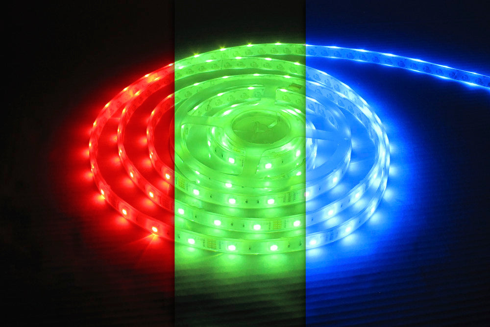 STRIP IP67 5M RGB 24V 8.64W/M 30LED/M 12MM WIDTH 115 BEAM BAG PACK INTEGRAL