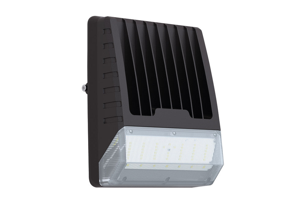 OUTDOOR WALL PACK ANGULAR IP65 5250LM 50W 4000K 120 BEAM BLACK INTEGRAL