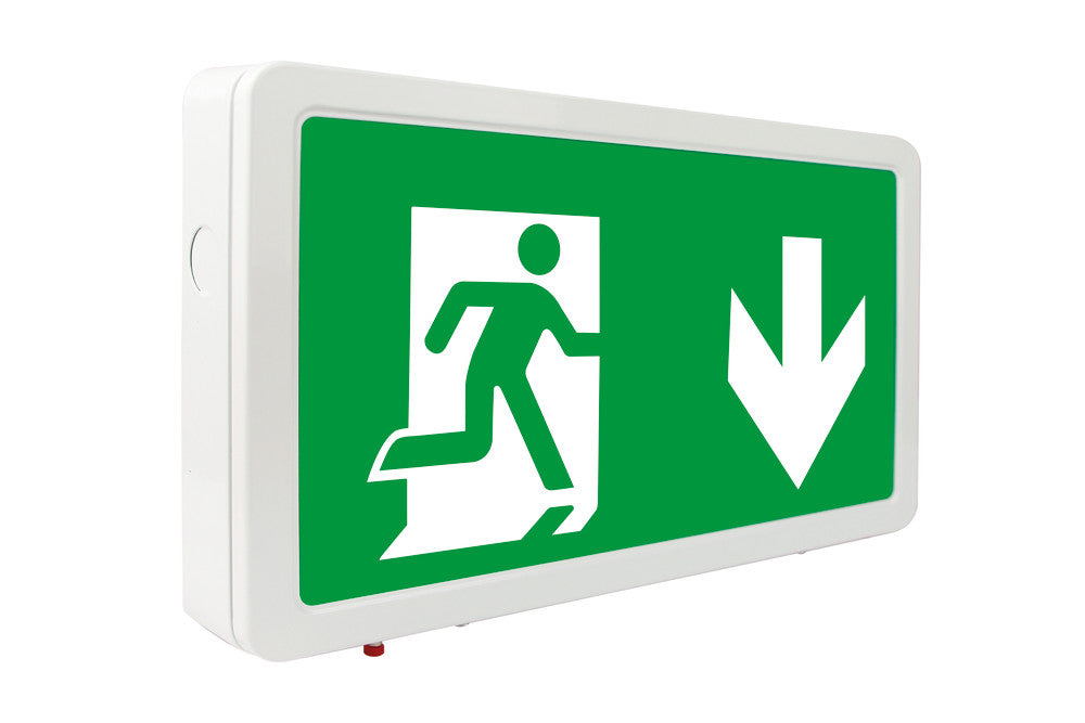 SLIMLINE 2 EMERGENCY LEGEND DOWN ARROW for ILEMES008 INTEGRAL