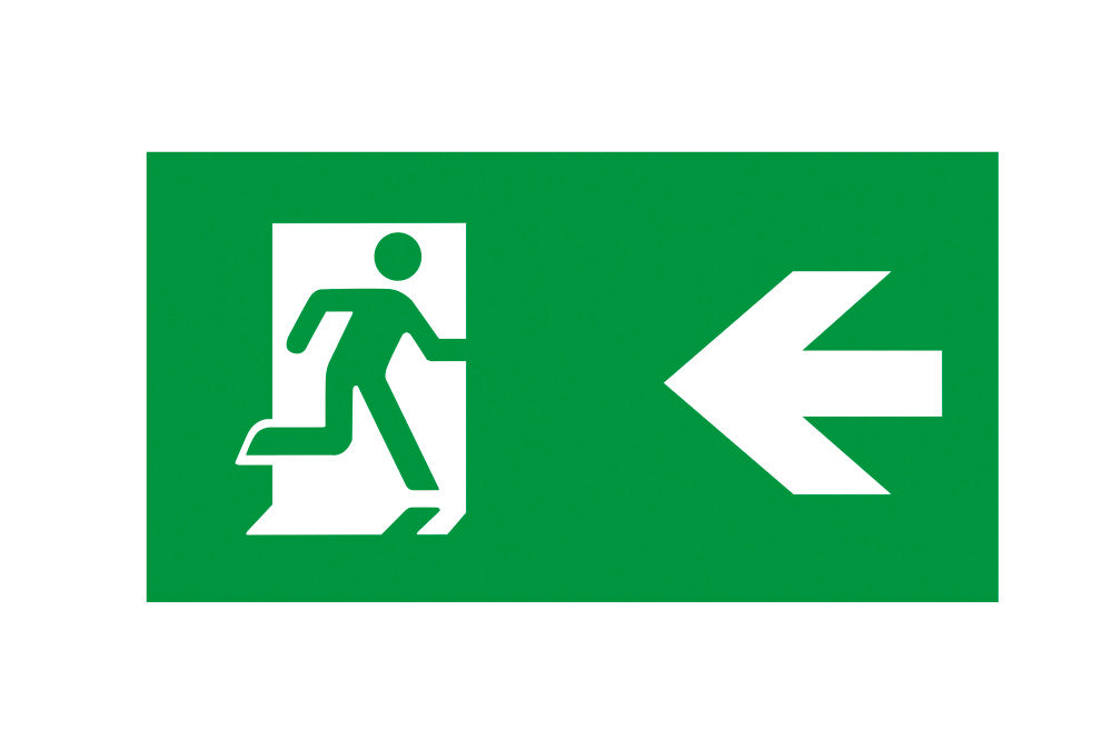 EMERGENCY LEGEND LEFT ARROW for ILEMES050 INTEGRAL