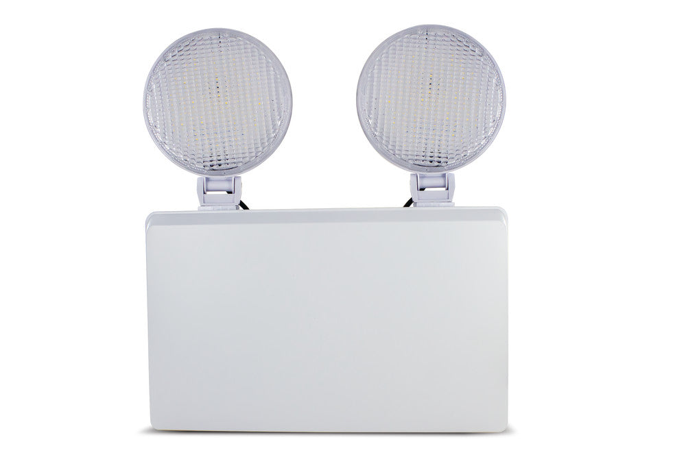 4W IP20 TWIN SPOT EMERGENCY LUMINAIRE NON MAINTAINED 6500K MANUAL TEST