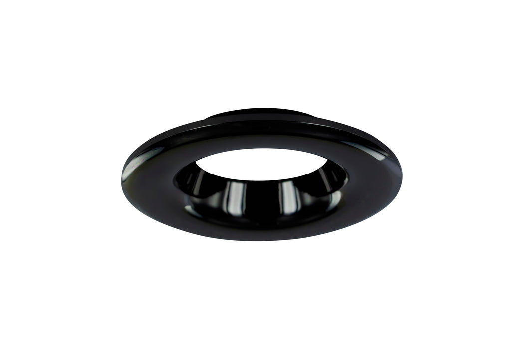 LUXFIRE FIRE RATED DOWNLIGHT BLACK CHROME BEZEL INTEGRAL