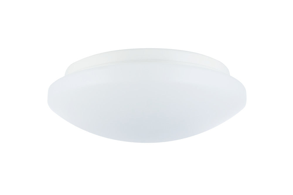 VALUE+ CEILING/WALL LIGHT 238MM DIA IP44 800LM 8W 3000K 120 BEAM NON-DIMM INTEGRAL