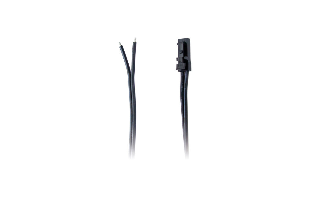 12V 2M DRIVER EXTENSION LEAD MALE ONLY 2PIN 2.54MM BLACK CLIP 3A MAX
