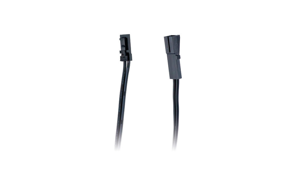 12V 2M DRIVER EXTENSION LEAD MALE/FEMALE 2PIN 2.54MM BLACK CLIPS 3A MAX