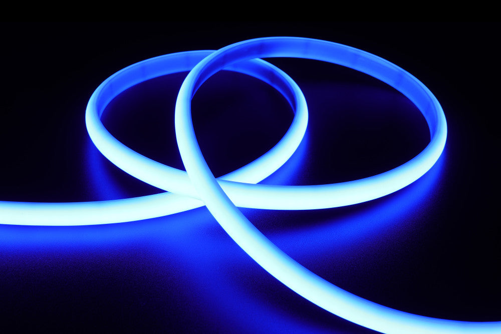 SPOTLESS NEON FLEX LED STRIP IP65 5M BLUE 24V 18W/M 210LED/M 13MM WIDTH 115 BEAM BAG PACK INTEGRAL