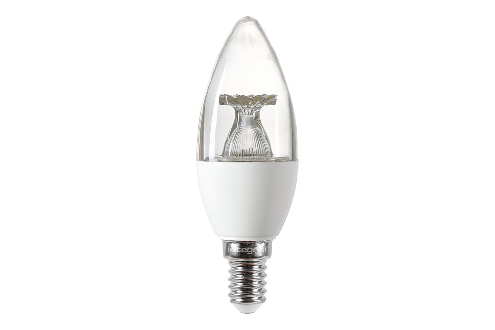 CANDLE BULB E14 470LM 4.9W 2700K NON-DIMM 240 BEAM CLEAR INTEGRAL