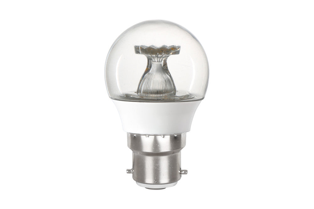 GOLF BALL BULB B22 250LM 2.9W 2700K NON-DIMM 220 BEAM CLEAR INTEGRAL