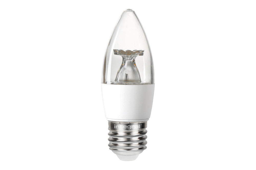 CANDLE BULB E27 470LM 4.9W 2700K NON-DIMM 240 BEAM CLEAR INTEGRAL
