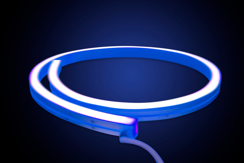 NEON STRIP SIDE BEND IP67 10M BLUE 24V 9.6W/M 120LED/M 120 BEAM BOX PACK