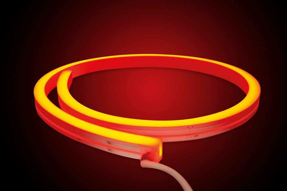 NEON STRIP SIDE BEND IP67 5M RED 24V 9.6W/M 120LED/M 120 BEAM BOX PACK