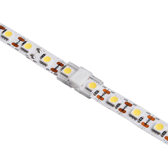 WHITE BUTTON CLIP 5PACK STRIP TO STRIP FOR IP20 10MM WIDTH STRIP 2 PIN DC3-24V / 5A MAX