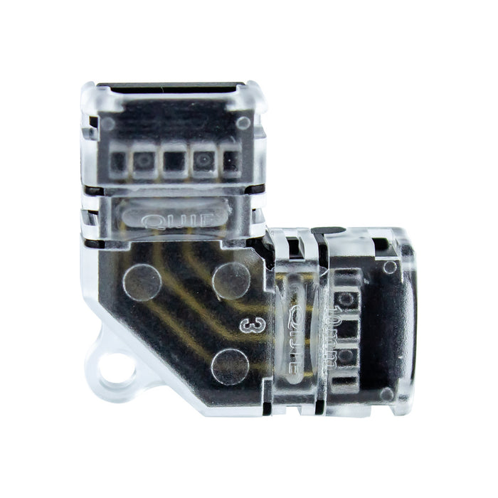 L SHAPE CORNER CONNECTOR 5PACK FOR 10MM WIDTH RGB STRIP IP20 4 PIN DC3-24V / 5A MAX