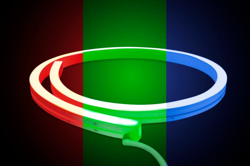 NEON STRIP SIDE BEND IP67 5M RGB 24V 12W/M 84LED/M 120 BEAM BOX PACK