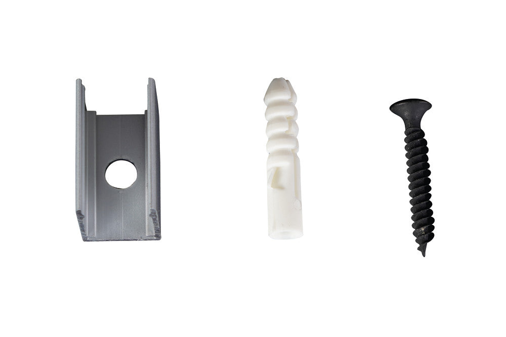 5PCS OF 25MM METAL MOUNTING BRACKET FOR 12X17 SIDE-BEND WITH SCREWS INTEGRAL