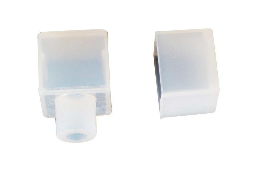 5 SETS OF SILICONE END CAP OUTLET FROM BOTTOM FOR 15X15 SIDE-BEND AND TOP-BEND INTEGRAL