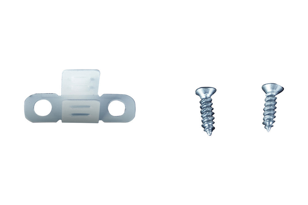 5 SETS OF FIXING CLIP WITH 2 SCREWS FOR 4X10 SIDE-BEND NEON INTEGRAL
