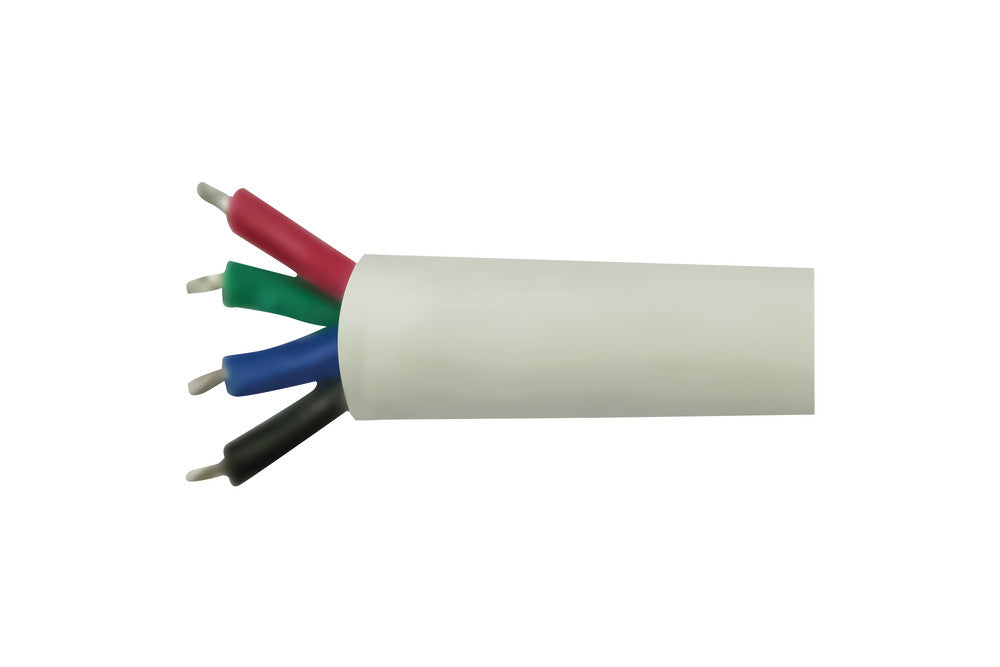 5 PCS - 0.5 METRE 4-CORE CABLE 0.5MM FOR RGB SIDE-BEND OR TOP-BEND NEON INTEGRAL
