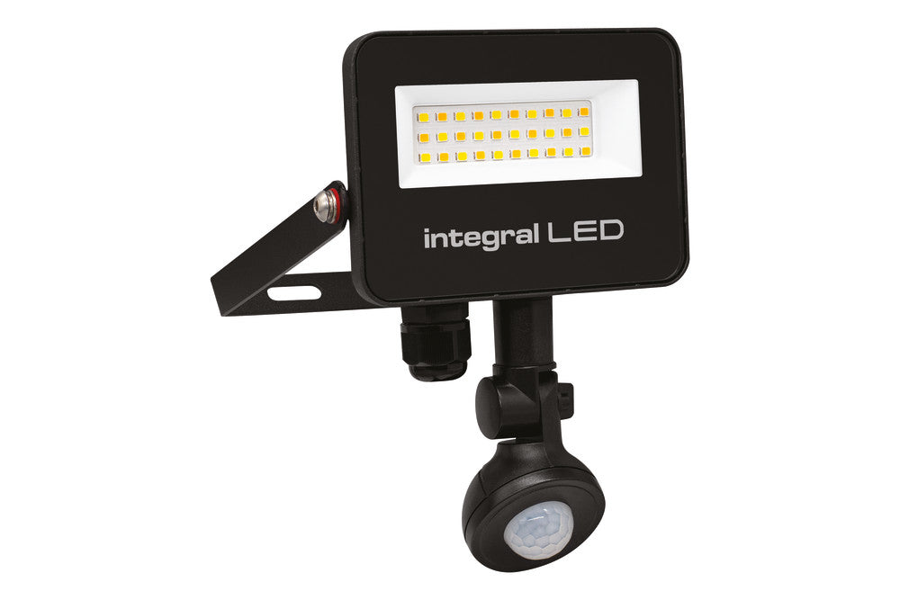 SUPER SLIM 2 FLOODLIGHT IP67 1000LM 10W TUYA 3000/4000/6500K PIR 120° NON-DIMM 100LM/W BLACK INTEGRAL