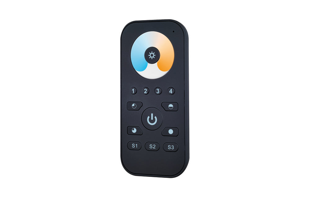 RF TOUCH AND BUTTON REMOTE HANDHELD COLOUR TEMPERATURE CHNAGE 4 ZONE 4.5V (3X1.5 AAA BATTERY NOT INCLUDED) INTEGRAL