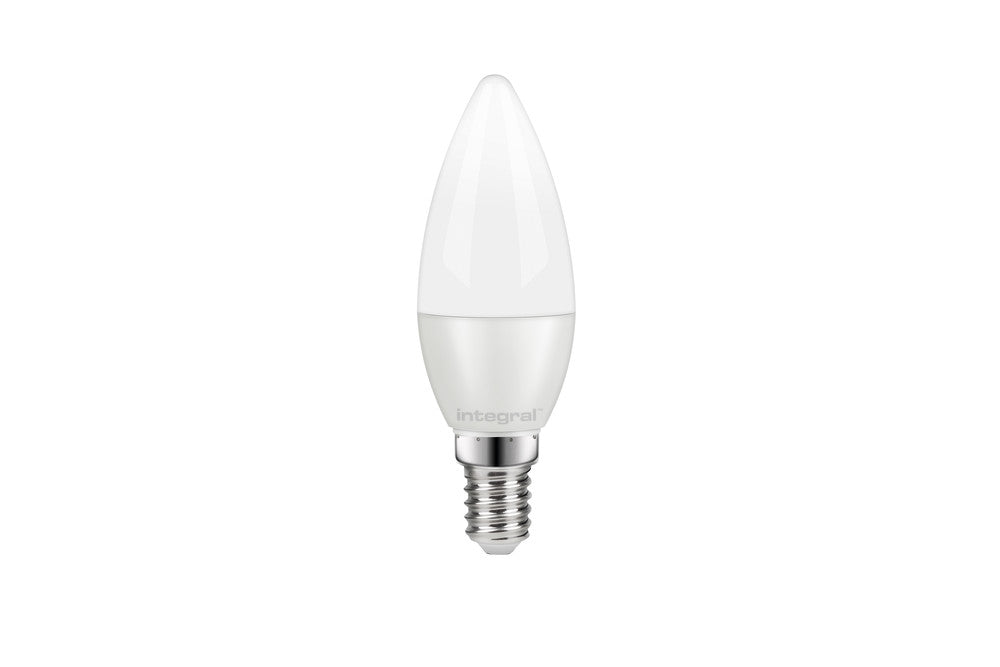 CANDLE BULB E14 470LM 5W 2700K DIMMABLE 280 BEAM FROSTED INTEGRAL
