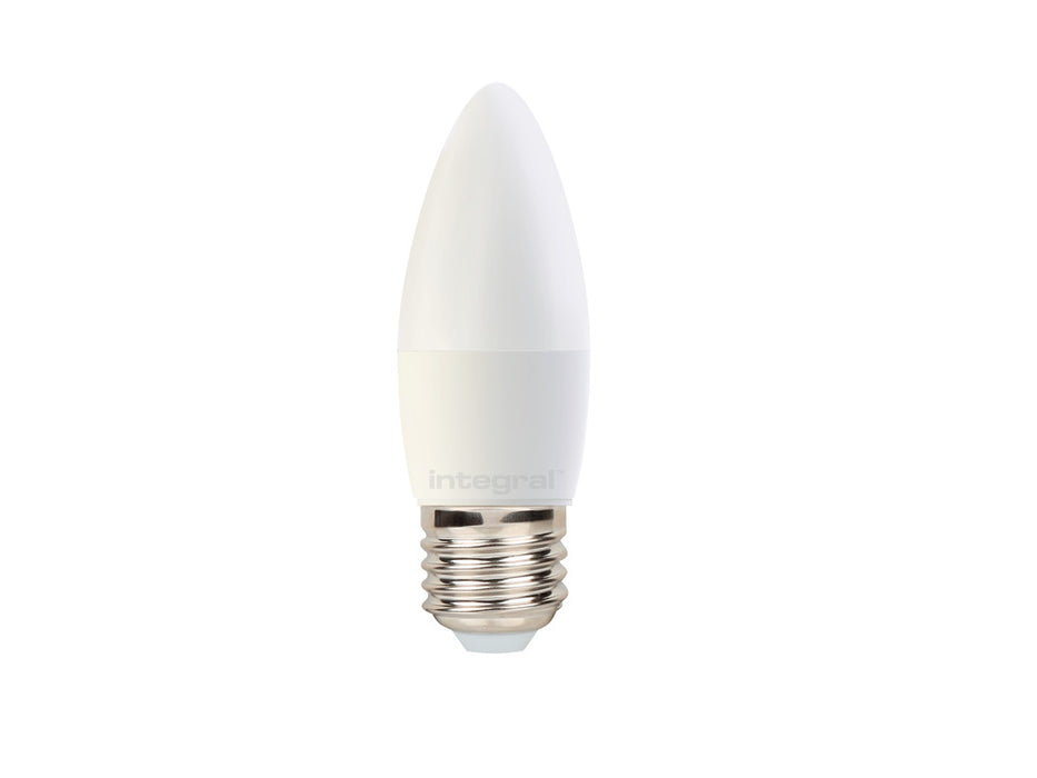 WARMTONE CANDLE BULB E27 470LM 6W 1800-2700K DIMMABLE 220 BEAM FROSTED INTEGRAL