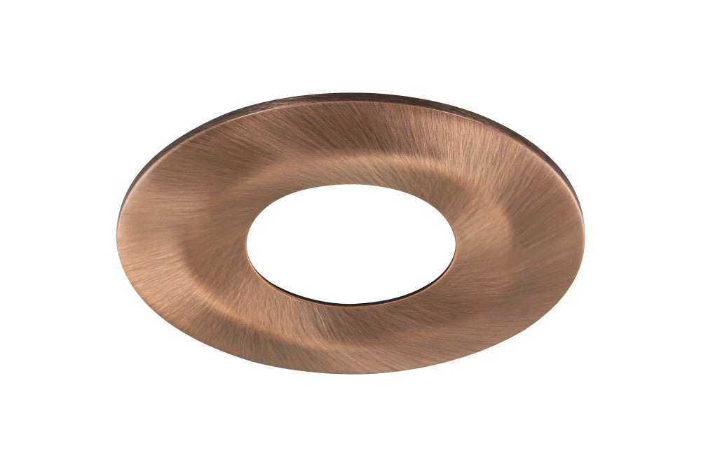 LOW-PROFILE FIRE RATED DOWNLIGHT COPPER BEZEL INTEGRAL