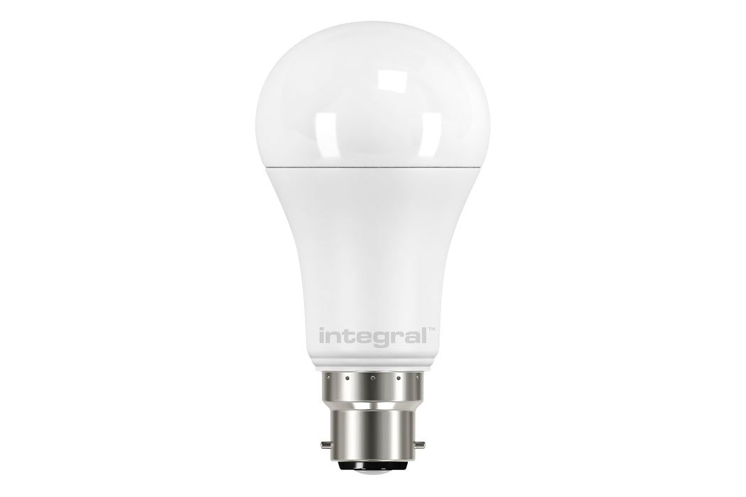 GLS BULB B22 1521LM 15W 2700K DIMMABLE 240 BEAM FROSTED INTEGRAL