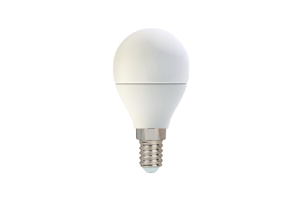 WARMTONE GOLF BALL BULB E14 470LM 6W 1800-2700K DIMMABLE 220 BEAM FROSTED INTEGRAL