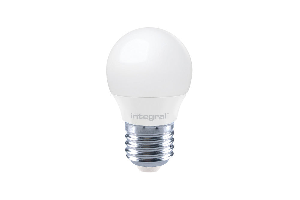 GOLF BALL BULB E27 470LM 5W 2700K DIMMABLE 240 BEAM FROSTED INTEGRAL