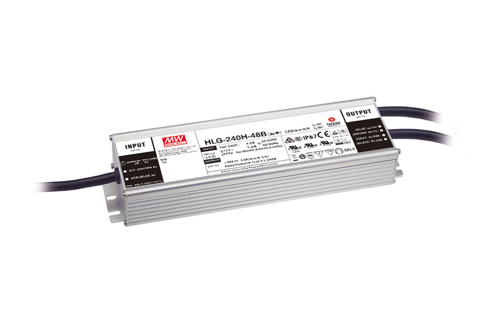 CONSTANT VOLTAGE DRIVER 240W 48VDC IP67 3 in 1 DIMMING 1-10V, 10V PWM SIGNAL AND RESISTANCE 90-305V INPUT 20W MIN LOAD