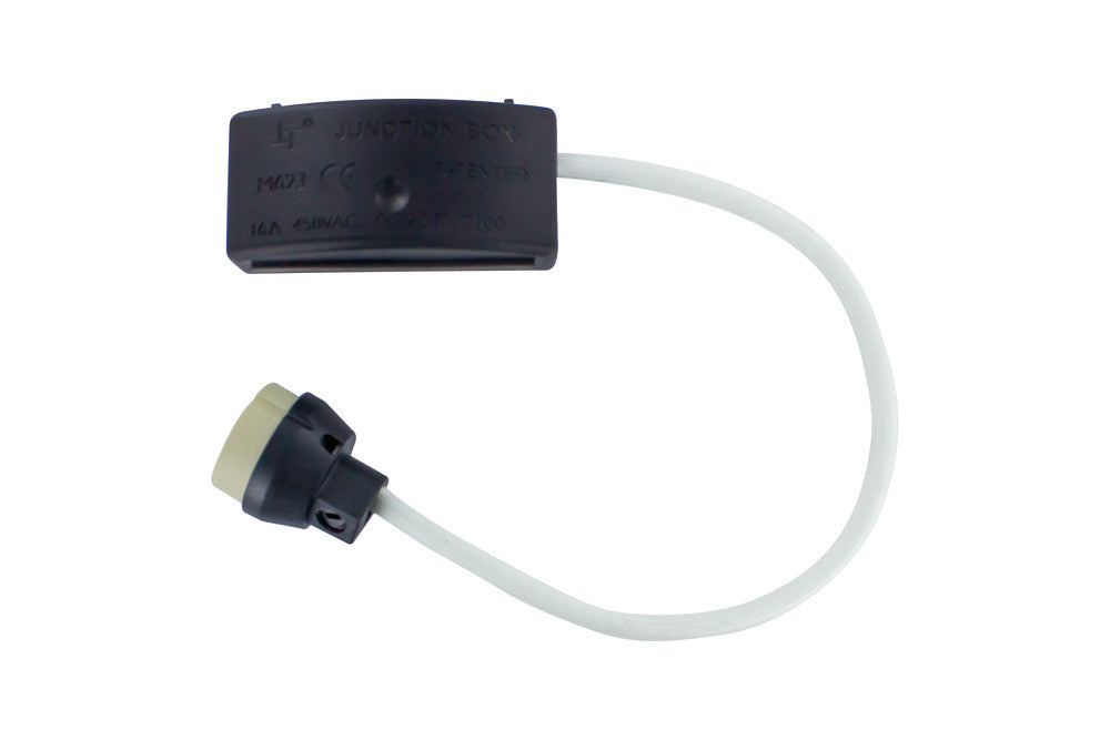 GU10 HOLDER ACCESSORY FOR LED DOWNLIGHTS 240V LOOP IN/OUT TERMINAL BOX 300MM CABLE