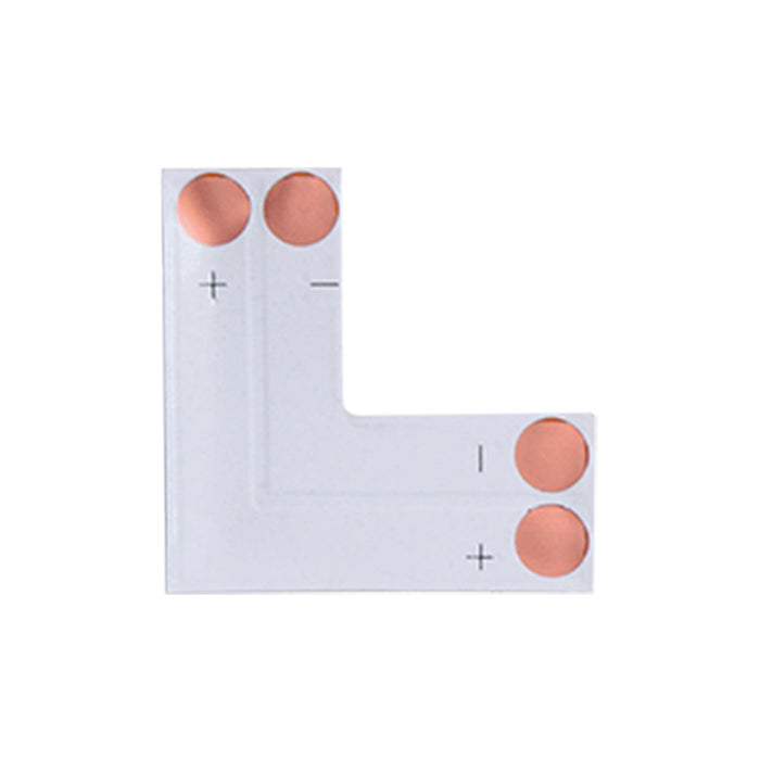 L SHAPE CORNER PCB PAD 5PACK SUITABLE FOR USE WITH 2 X ILSTAA303 (8MM) DC3-24V / 3.5A MAX