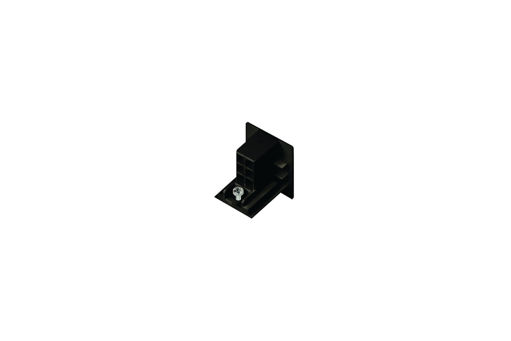 BLACK END CAP WITH LOCKING SCREW FOR STANDARD STUCCHI 3 CIRCUIT 230V ONETRACK